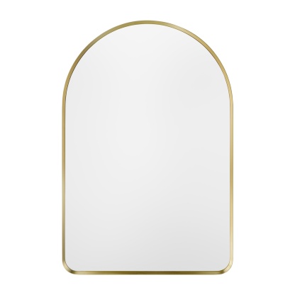 600mm x 900mm Bathroom Aluminium Framed Mirror Vanity Basin Wall Mounted Makeup Mirror Black/Gold