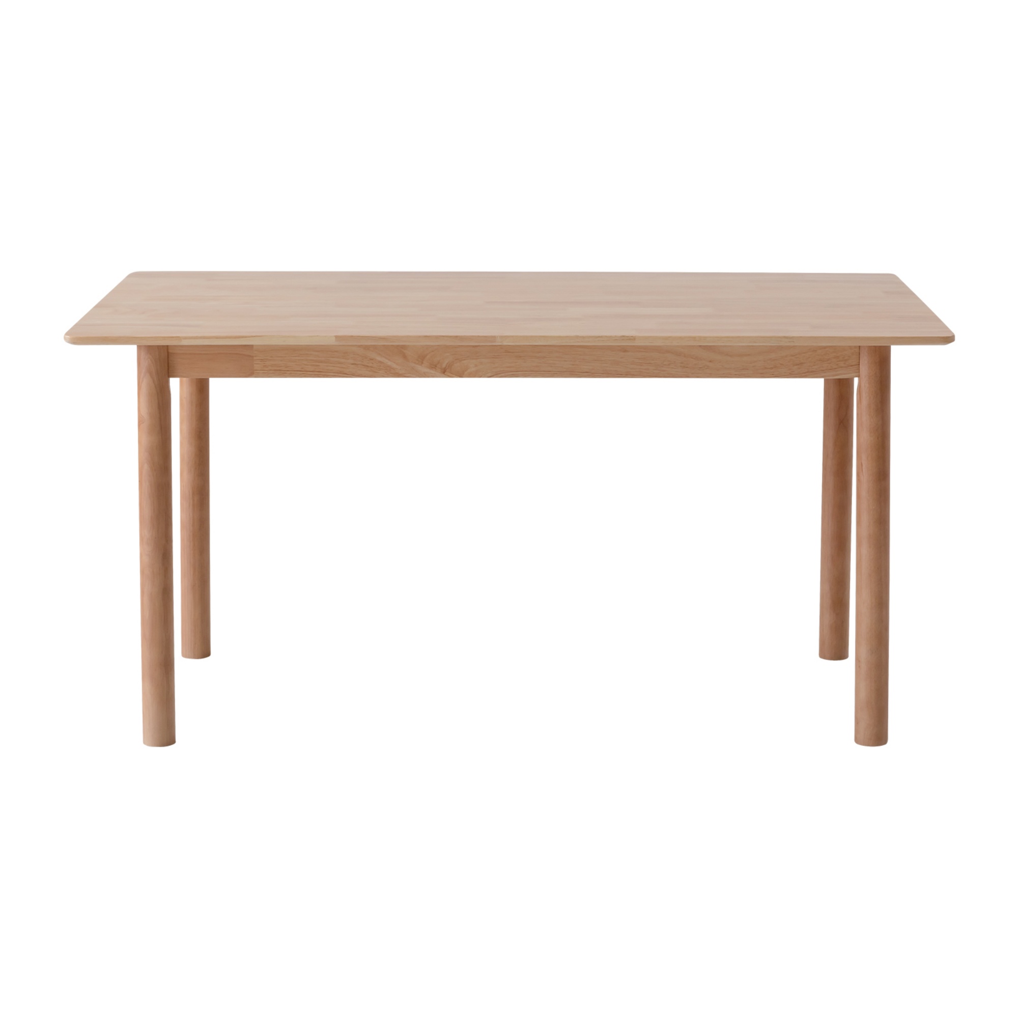 140cm Rectangle Wooden Dining Table for Home Kitchen Cafe Restaurant Walnut/Natural