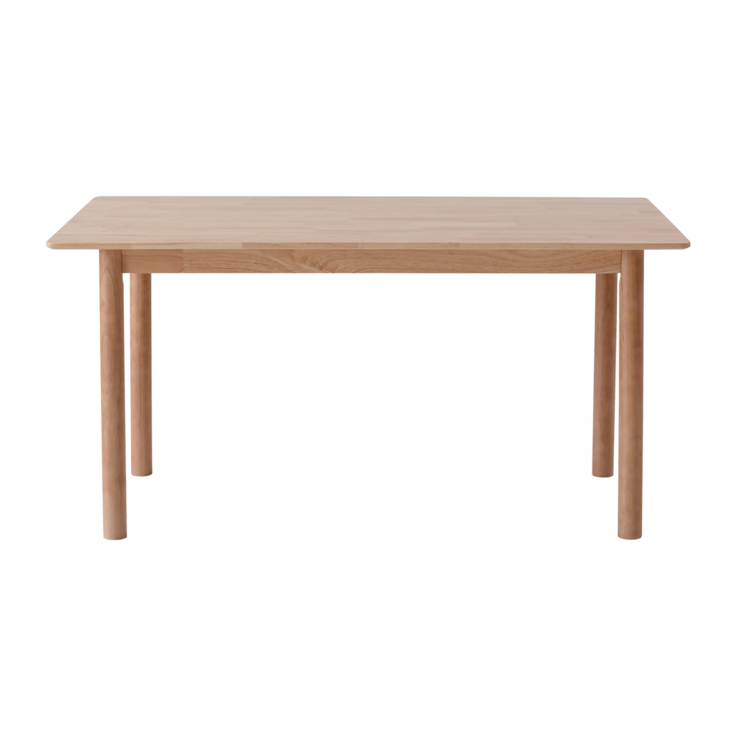 140cm Rectangle Wooden Dining Table for Home Kitchen Cafe Restaurant Walnut/Natural