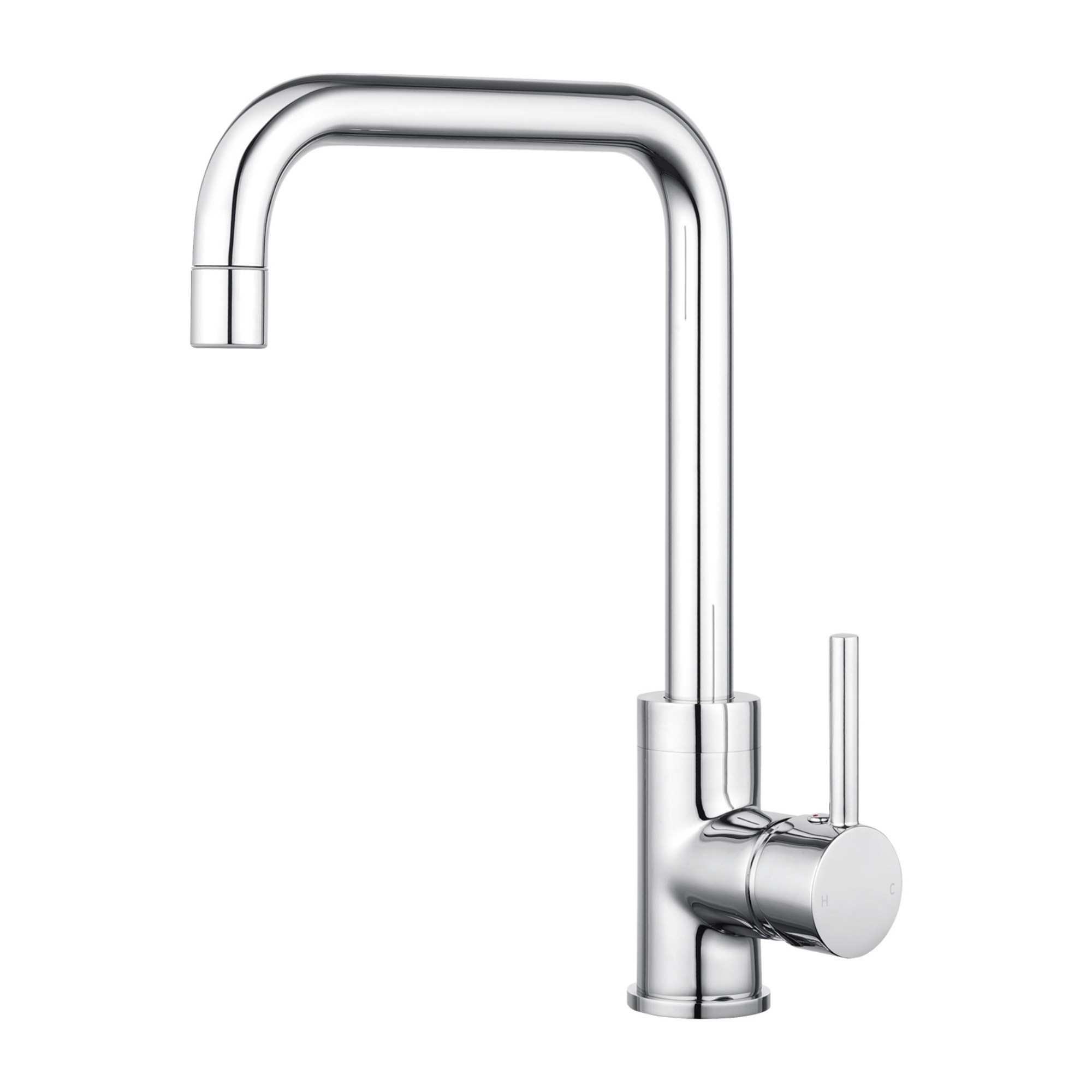 360° Swivel Round Brass Gooseneck Kitchen Sink Mixer Tap Laundry Basin Vanity 2 Mode Spray Spout Faucet Chrome/Yellow Gold