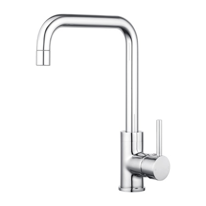 360° Swivel Round Brass Gooseneck Kitchen Sink Mixer Tap Laundry Basin Vanity 2 Mode Spray Spout Faucet Chrome/Yellow Gold