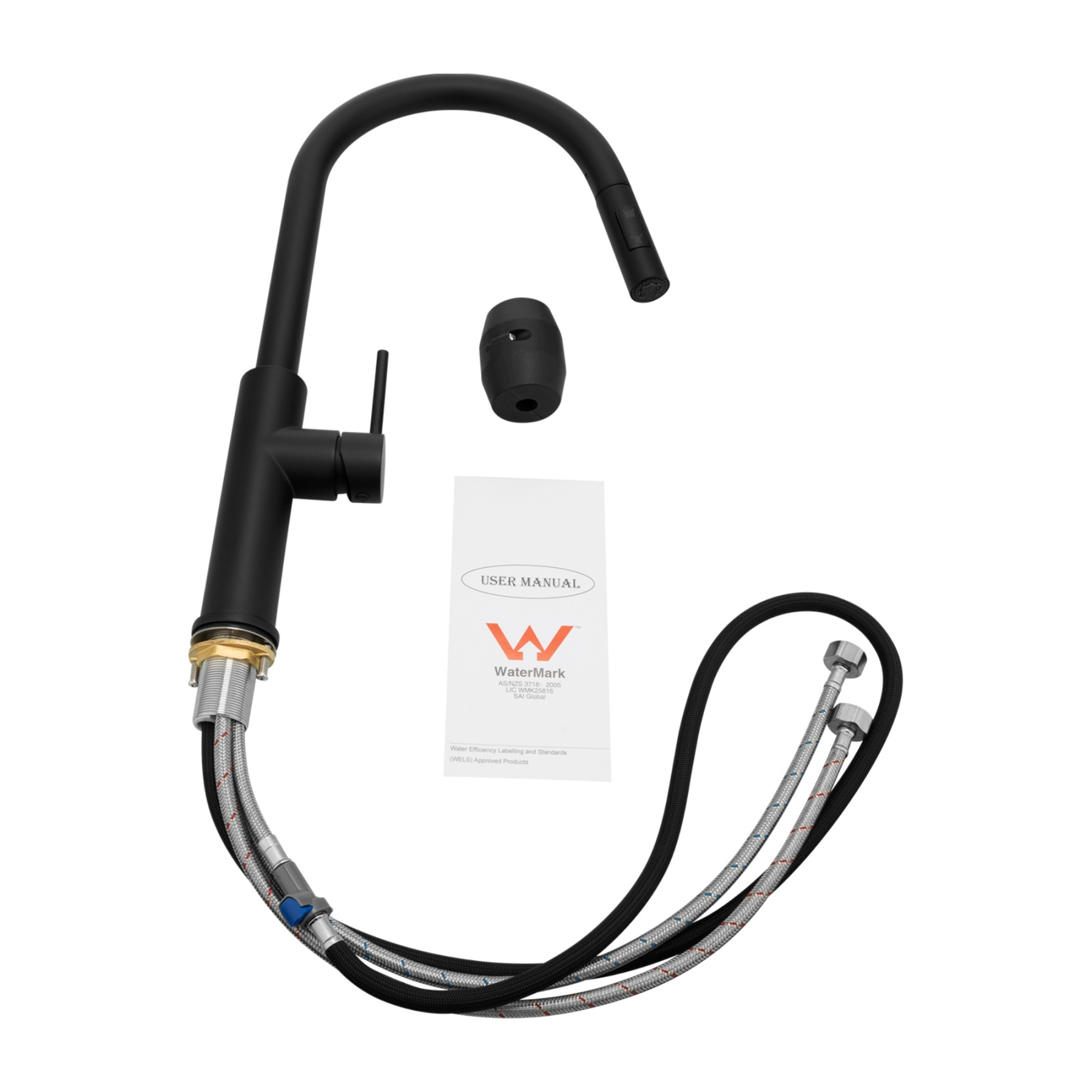 2 Functions Swivel Spout Pull-Out Kitchen Sink Basin Mixer Tap Laundry Faucet Chrome/Matte Black/ Brushed Yellow Gold