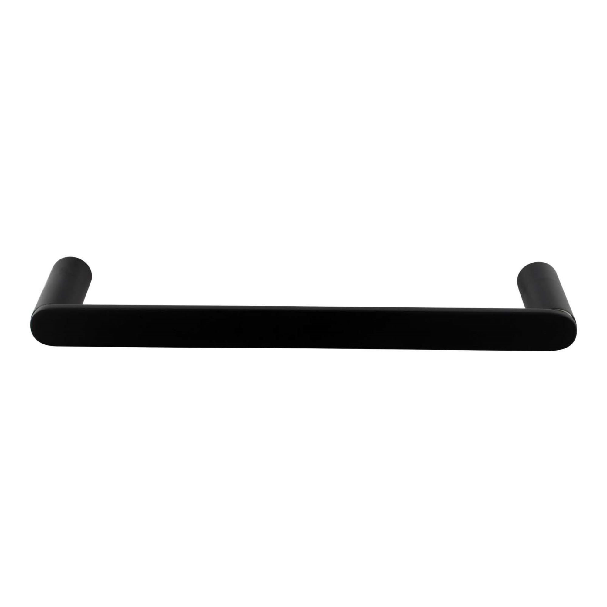 300mm Round Stainless Steel Towel Rail Rack Bathroom Wall Mounted Single Bar Towel Clothes Hanger Holder Chrome/Nero Black/Black Rose Gold
