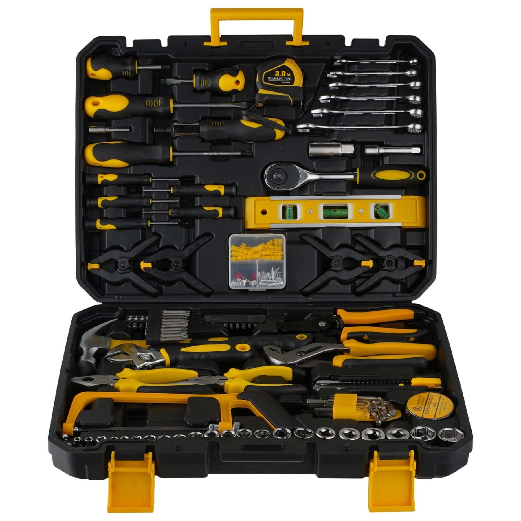 158 PCS Household Protable Tool Kit Set Hand Tool Box Storage Kits Mechanical Repair Tool Set