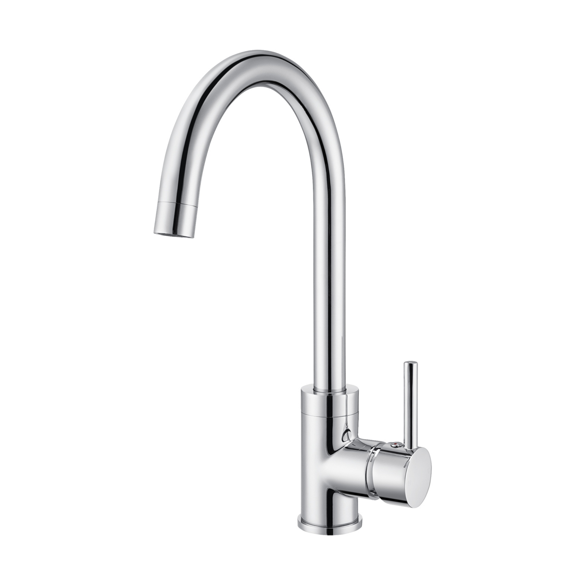 360° Swivel Spout Brass Kitchen Mixer Tap Round Laundry Basin Sink Faucet Chrome/Matte Black/Brushed Nickel