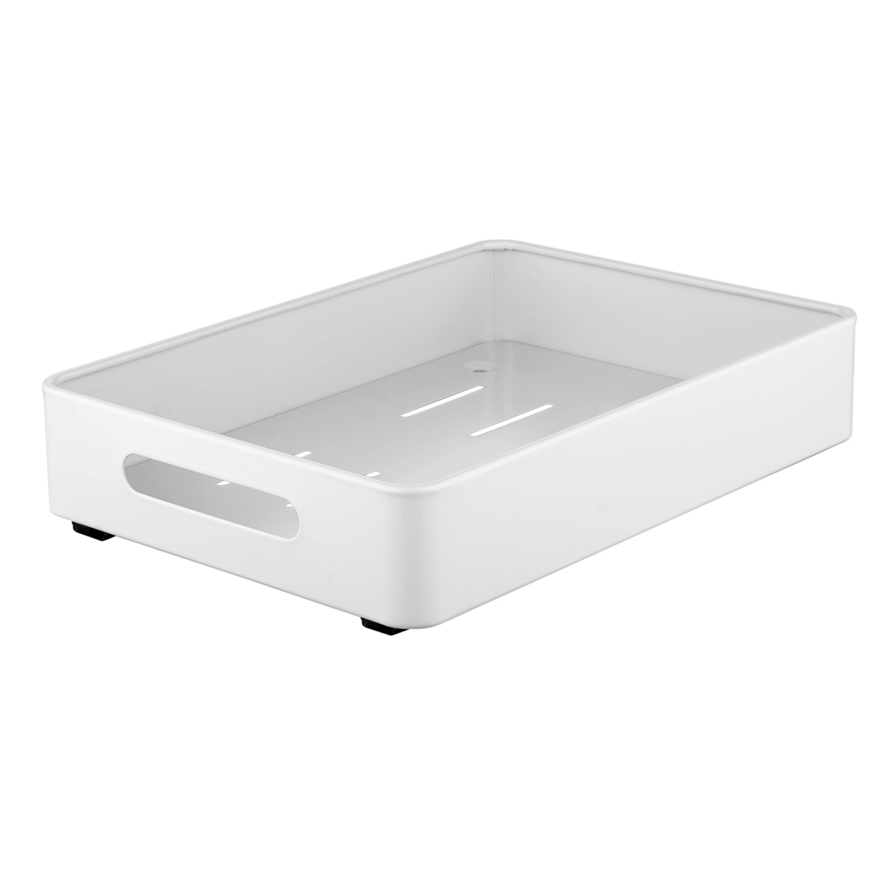 Kitchen Under Sink Pull-Out Cabinet Tray Sliding Storage Drawer Shelf Rack White/Black