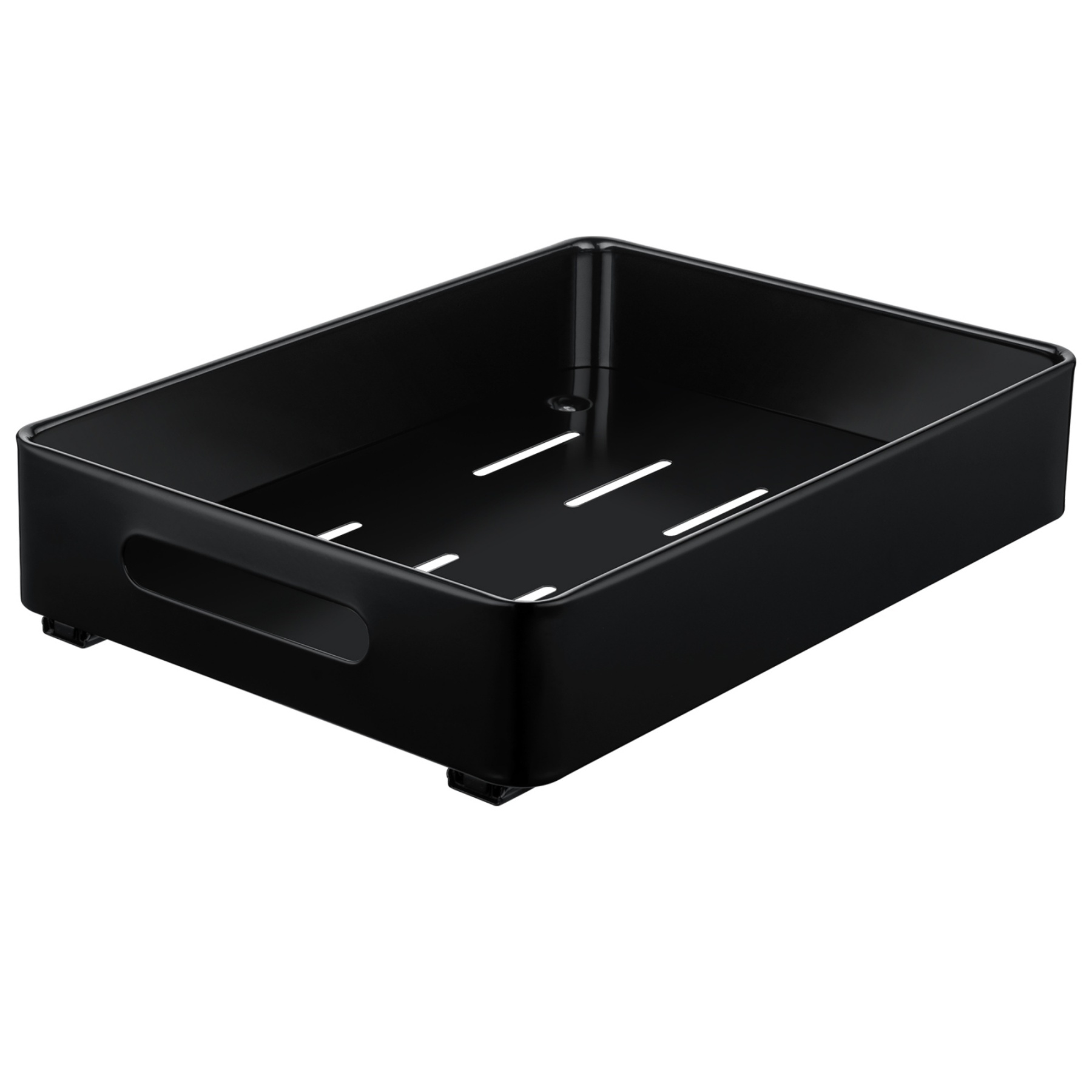 Kitchen Under Sink Pull-Out Cabinet Tray Sliding Storage Drawer Shelf Rack White/Black