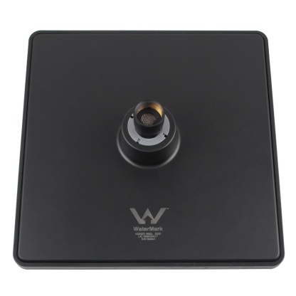 204mm Square  Bath Swivel Rain Shower Head Set Bathroom High Pressure Wall Shower Head Gooseneck Shower Arm Chrome/Black