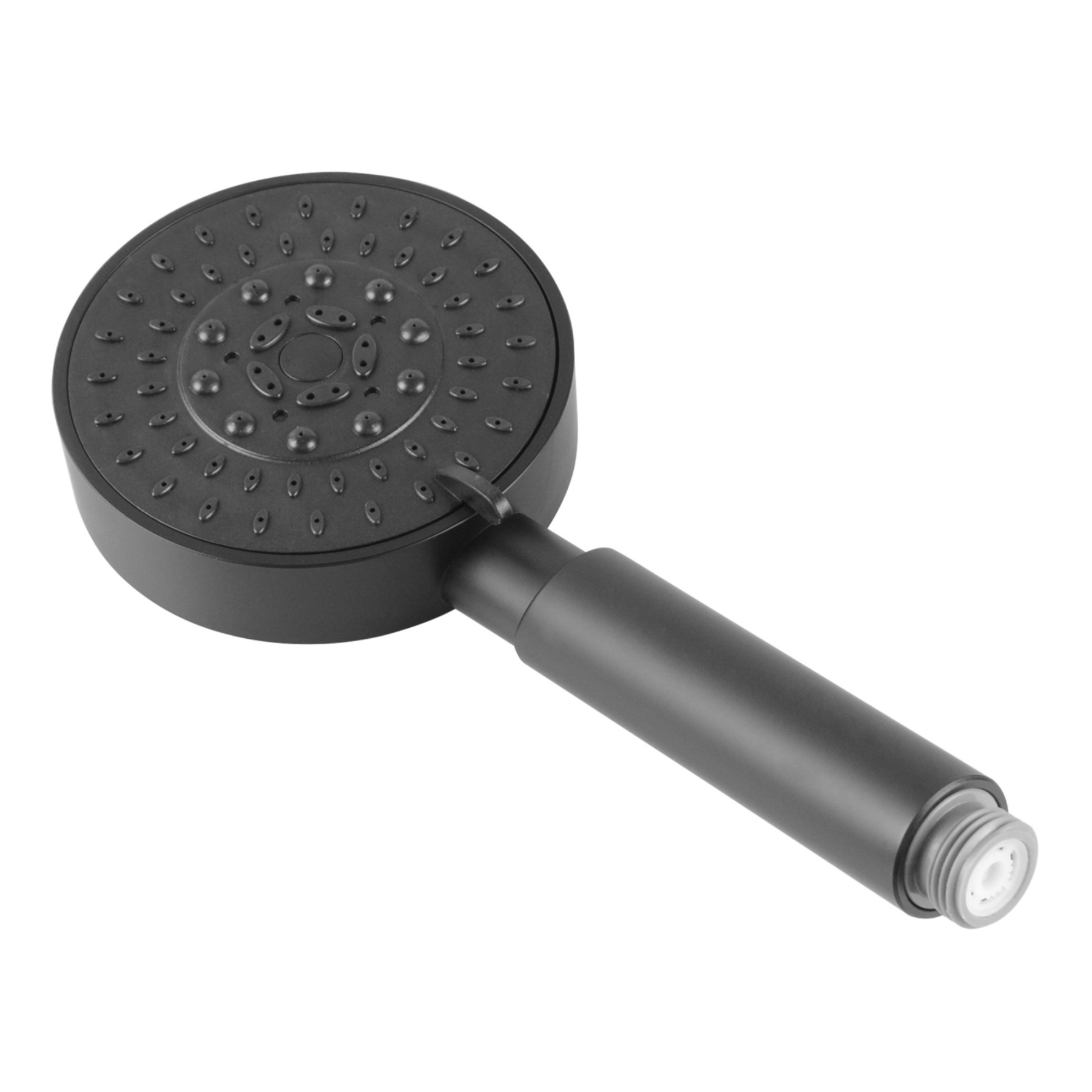 5 Functions Round Rainfall Handheld Shower Head Bathroom Spray Handheld Shower Rose Chrome/Matte Black