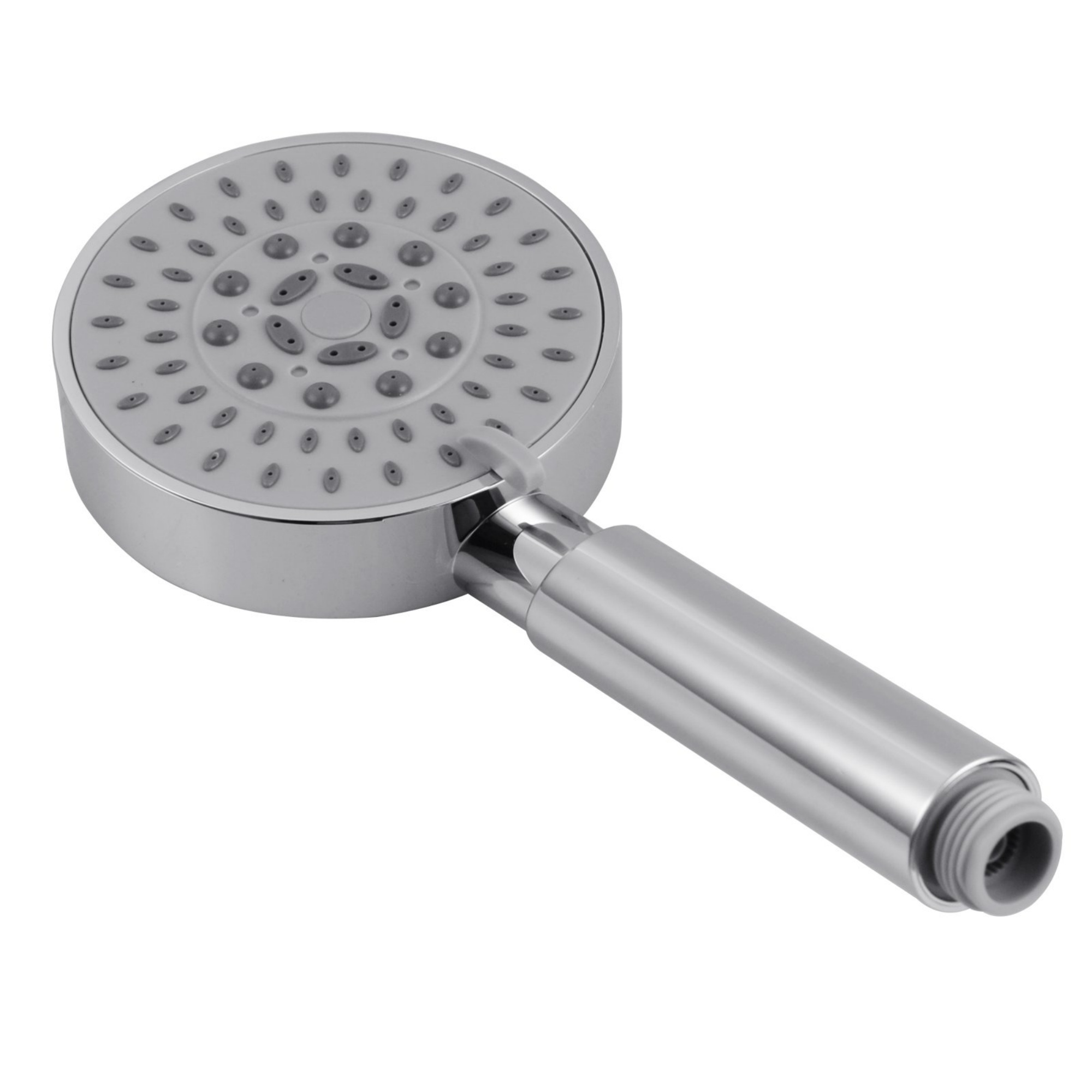 5 Functions Chrome Round Rainfall Handheld Shower Head Bathroom Spray Handheld Shower Rose