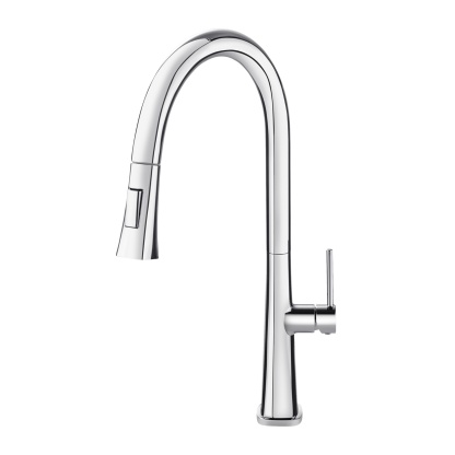 Brass 360° Swivel Pull-Out 2 Function Kitchen Sink Mixer Tap Laundry Basin Vanity Spout Faucet Chrome/Black/Granite Grey/White Granite