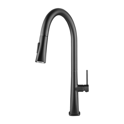 Brass 360° Swivel Pull-Out 2 Function Kitchen Sink Mixer Tap Laundry Basin Vanity Spout Faucet Chrome/Black/Granite Grey/White Granite