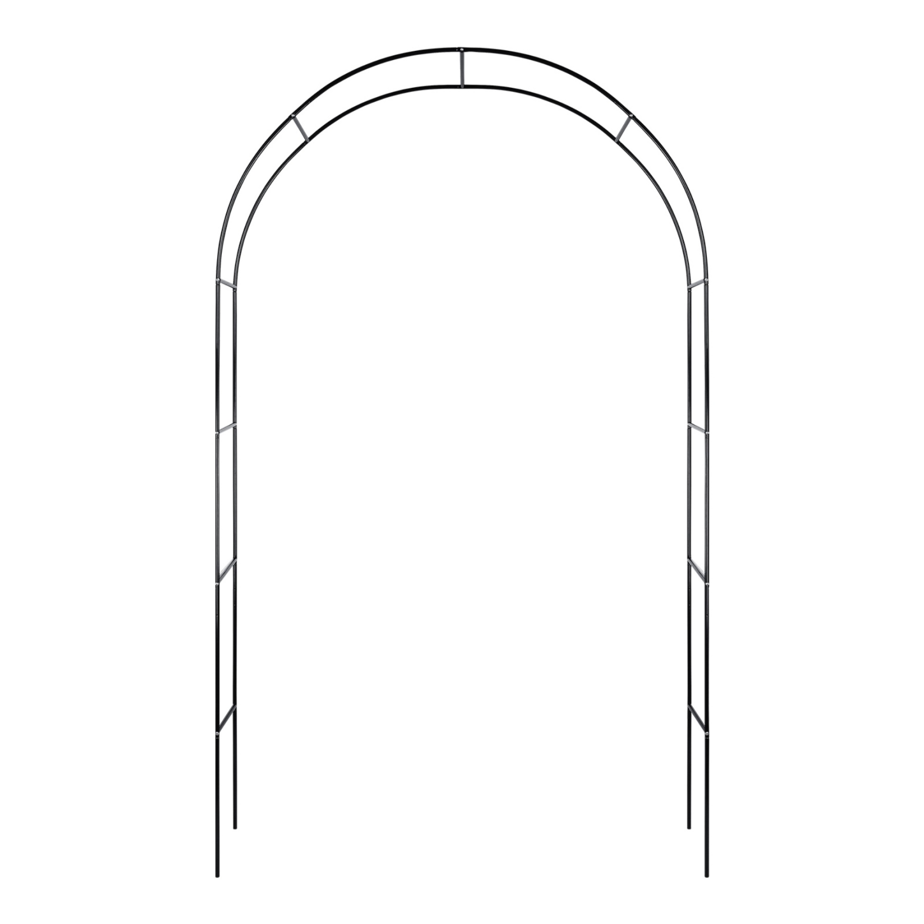 Wedding Garden Arch Without Base Party Balloon Flower Decoration Archway Climbing Plants Arbour Vine Stand Trellis White/Black/Dark Green