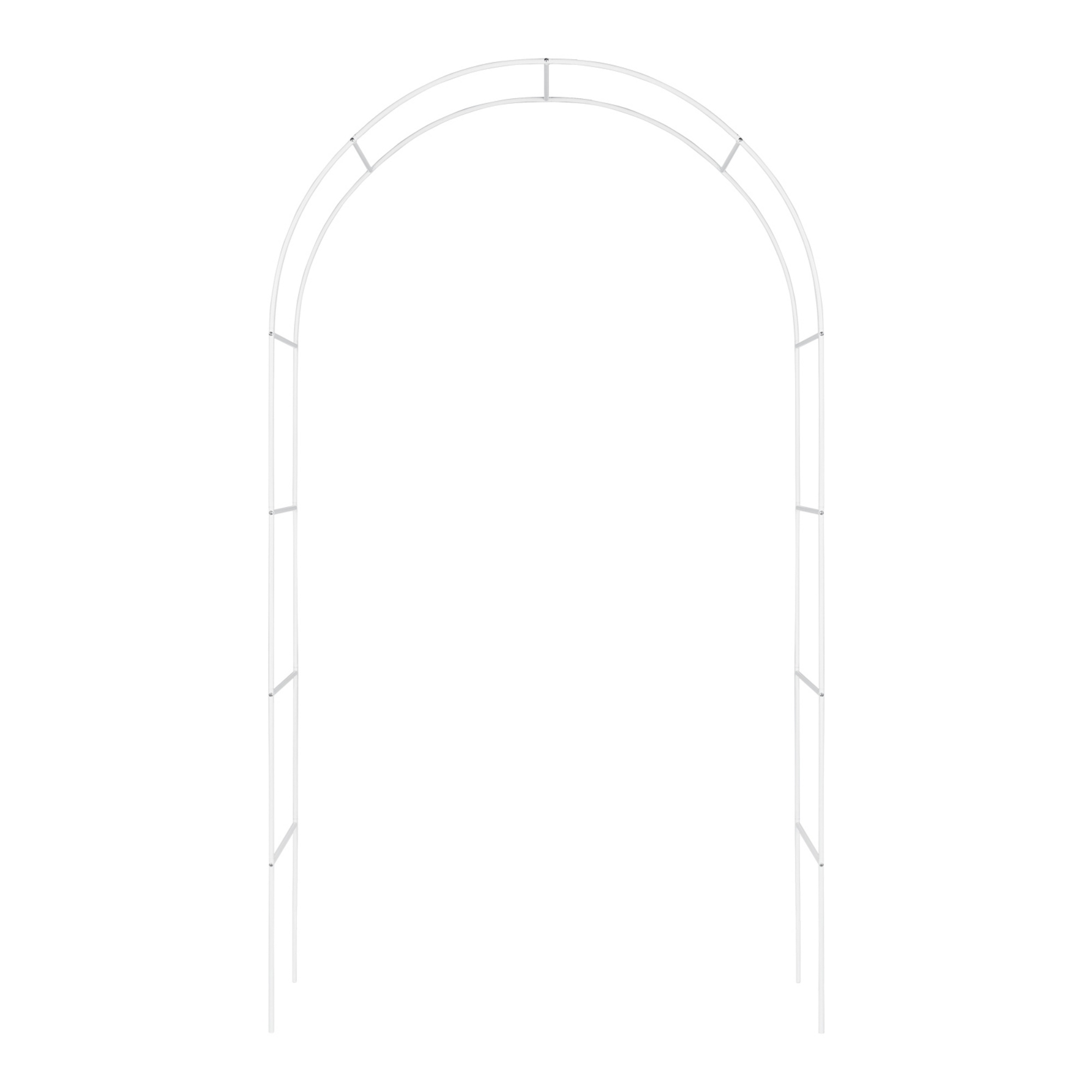 Wedding Garden Arch Without Base Party Balloon Flower Decoration Archway Climbing Plants Arbour Vine Stand Trellis White/Black/Dark Green