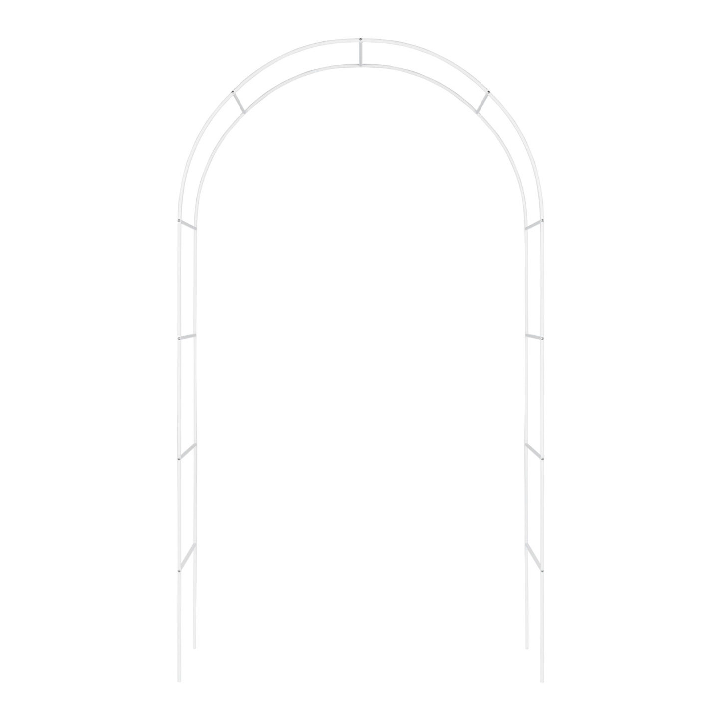 Wedding Garden Arch Without Base Party Balloon Flower Decoration Archway Climbing Plants Arbour Vine Stand Trellis White/Black/Dark Green