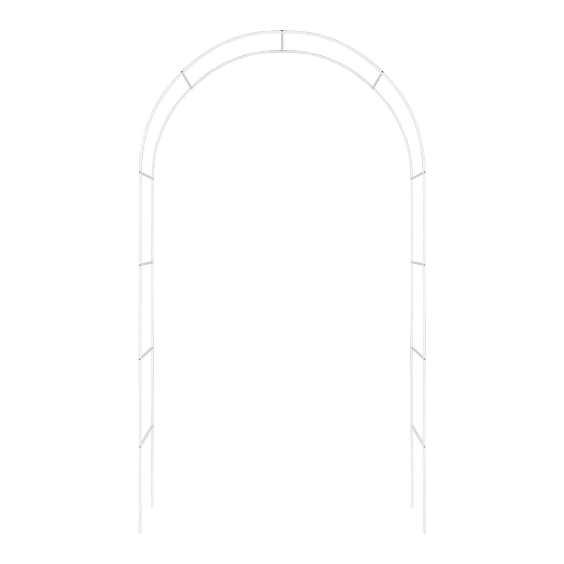 Wedding Garden Arch Without Base Party Balloon Flower Decoration Archway Climbing Plants Arbour Vine Stand Trellis White/Black/Dark Green