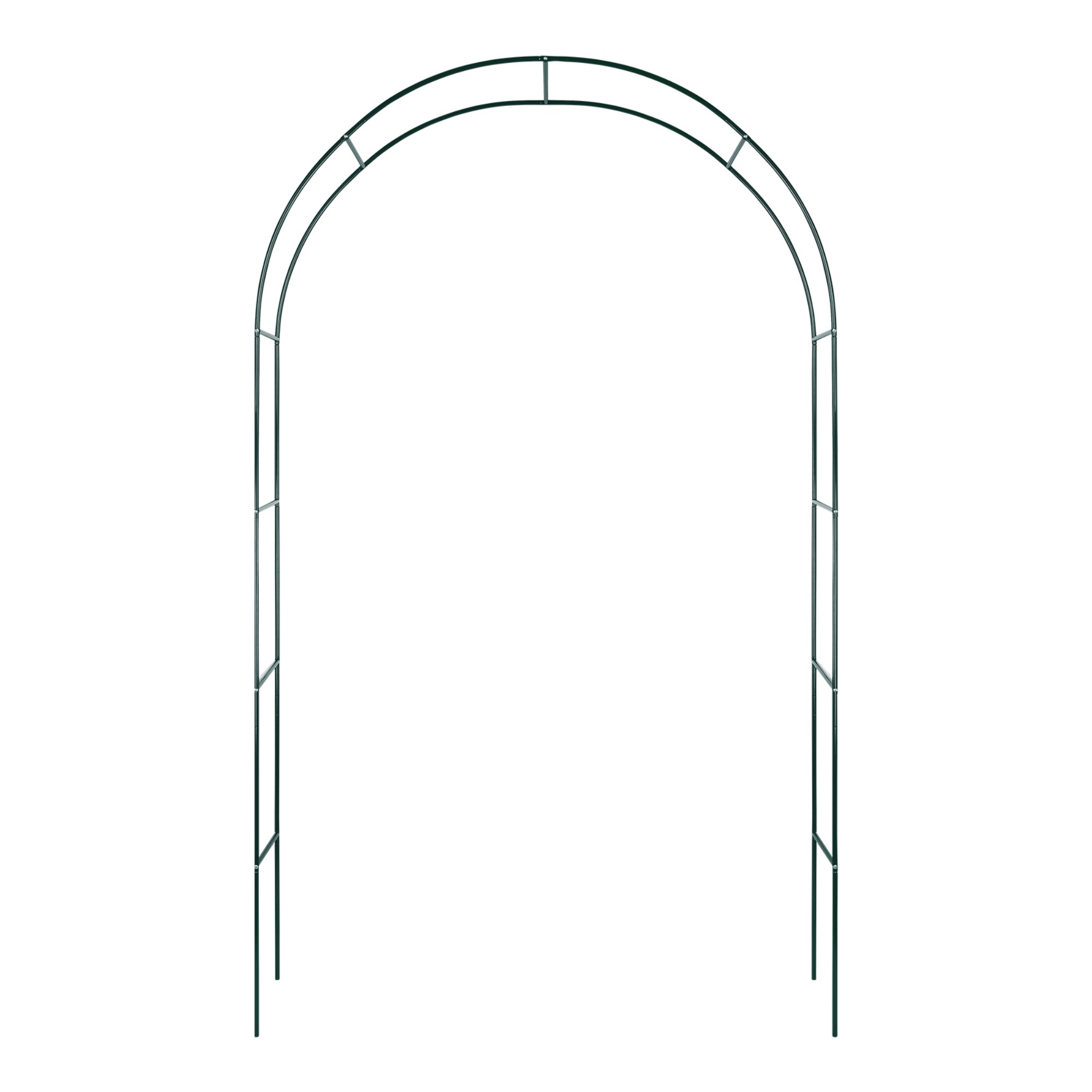 Wedding Garden Arch Without Base Party Balloon Flower Decoration Archway Climbing Plants Arbour Vine Stand Trellis White/Black/Dark Green