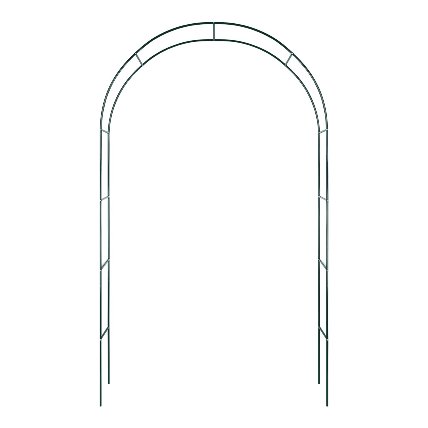 Wedding Garden Arch Without Base Party Balloon Flower Decoration Archway Climbing Plants Arbour Vine Stand Trellis White/Black/Dark Green