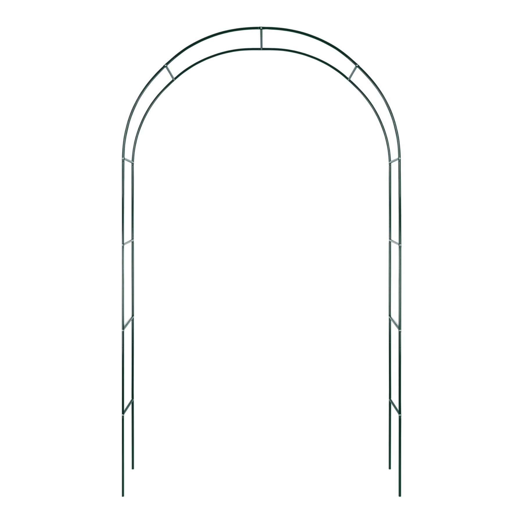 Wedding Garden Arch Without Base Party Balloon Flower Decoration Archway Climbing Plants Arbour Vine Stand Trellis White/Black/Dark Green