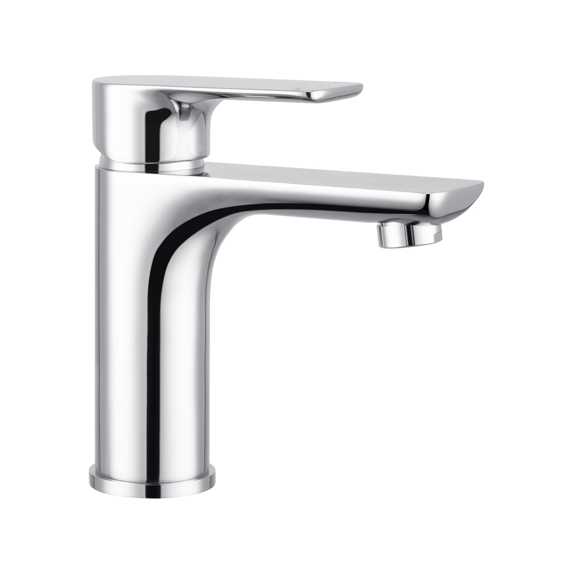 Brass Bathroom Basin Sink Mixer Tap Laundry Vanity Flick Spout Faucet Chrome/Black/White/Brushed Yellow Gold