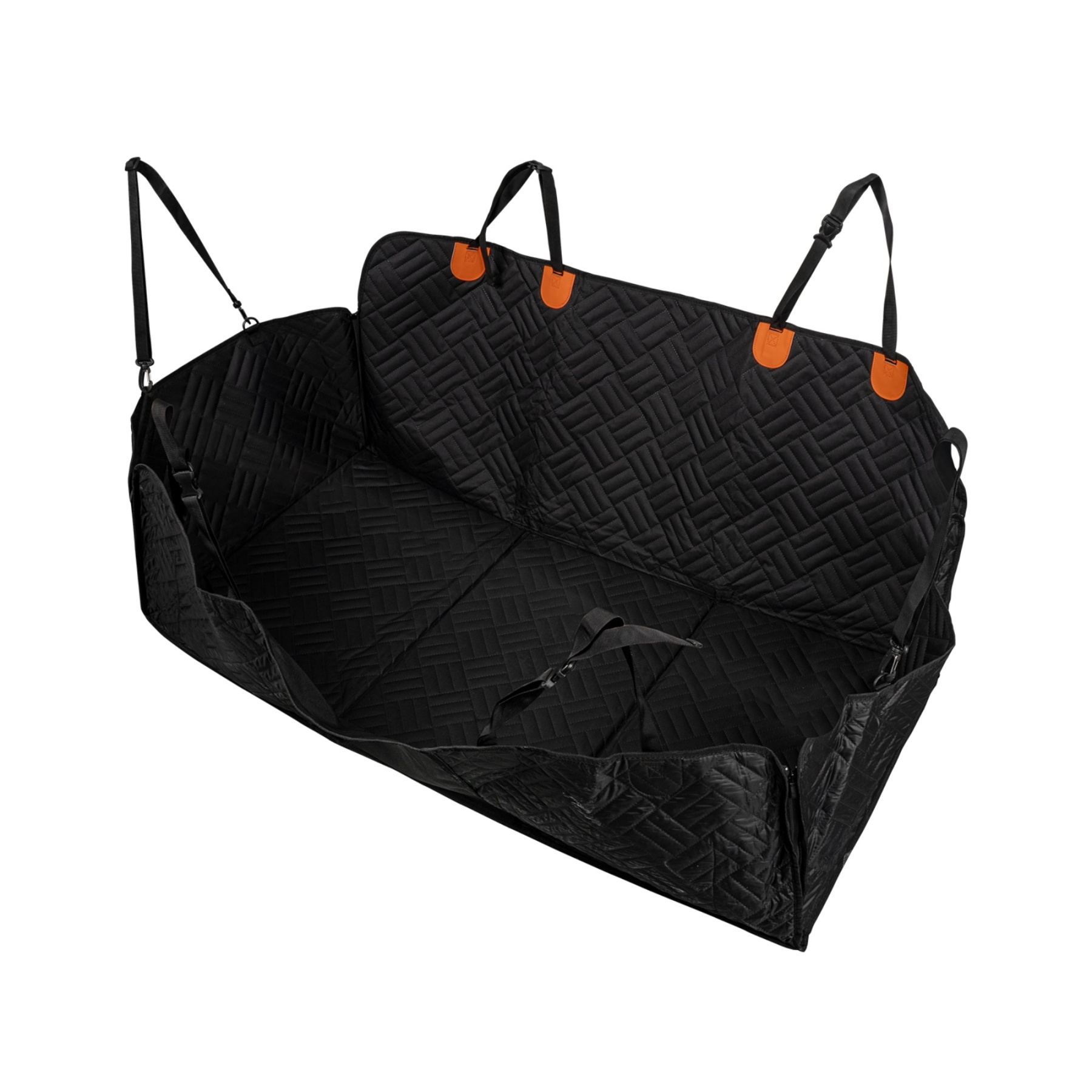 Waterproof Non-Slip Hard Bottom Pet Car Back Seat Dog Cat Car Seat Bed Car Extender Protector