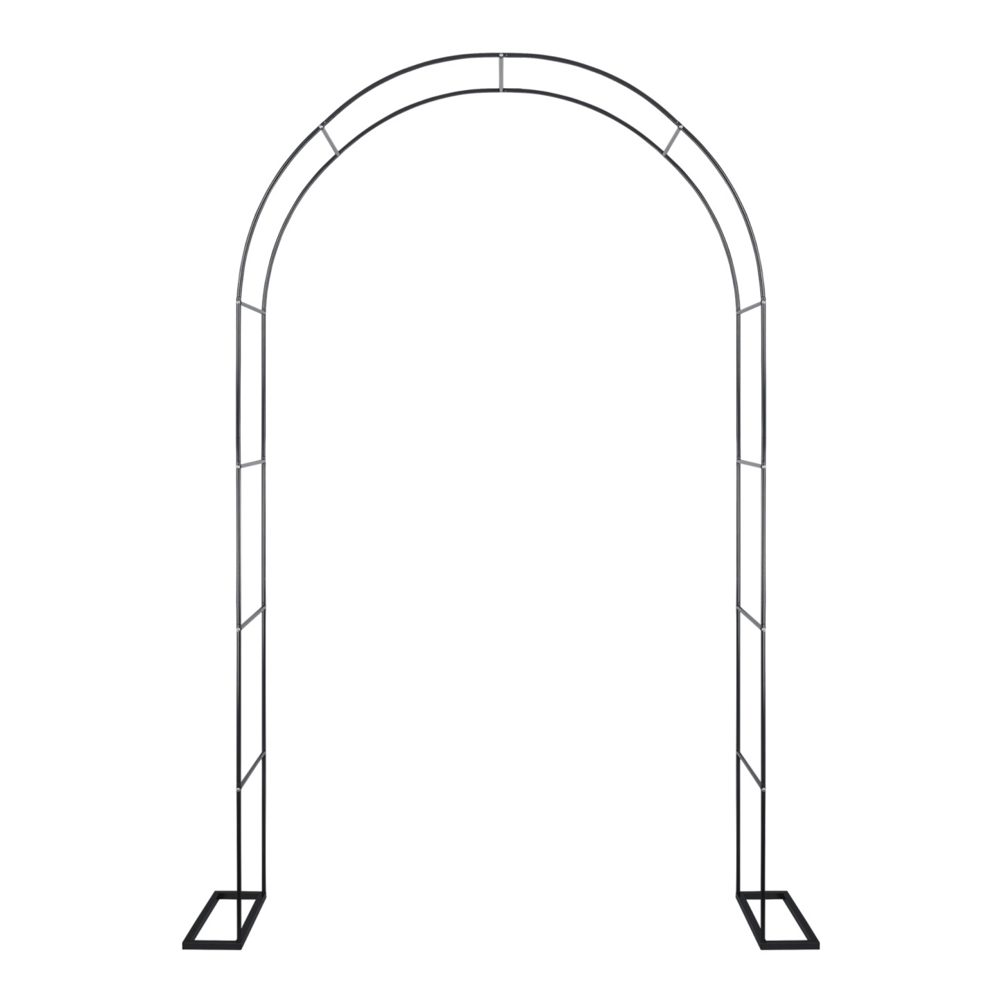 Garden Arch Wedding Party Balloon Decoration Archway Climbing Flower Plants Arbour Vine Stand Trellis White/Black/Dark Green