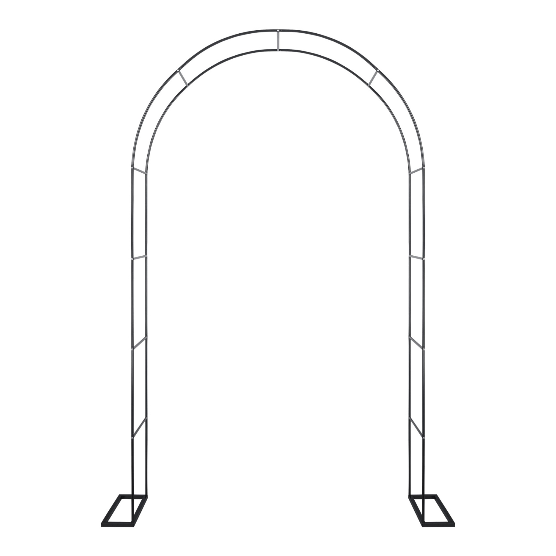 Garden Arch Wedding Party Balloon Decoration Archway Climbing Flower Plants Arbour Vine Stand Trellis White/Black/Dark Green