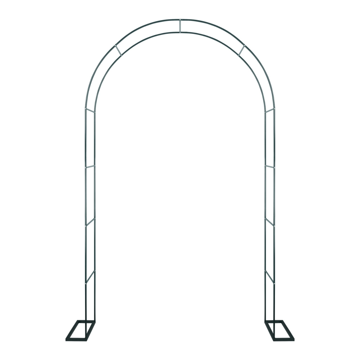 Garden Arch Wedding Party Balloon Decoration Archway Climbing Flower Plants Arbour Vine Stand Trellis White/Black/Dark Green