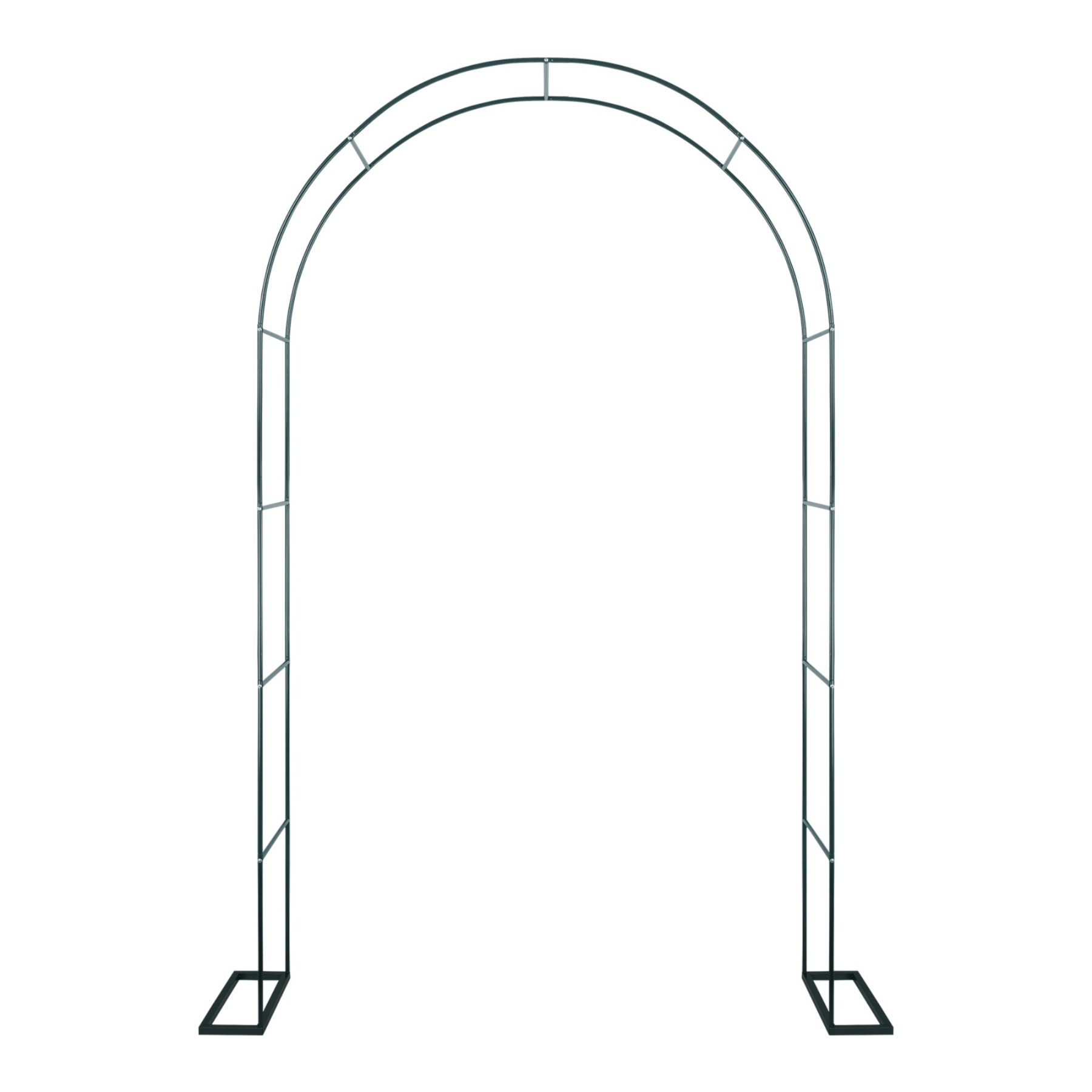 Garden Arch Wedding Party Balloon Decoration Archway Climbing Flower Plants Arbour Vine Stand Trellis White/Black/Dark Green