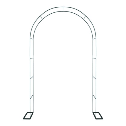 Garden Arch Wedding Party Balloon Decoration Archway Climbing Flower Plants Arbour Vine Stand Trellis White/Black/Dark Green