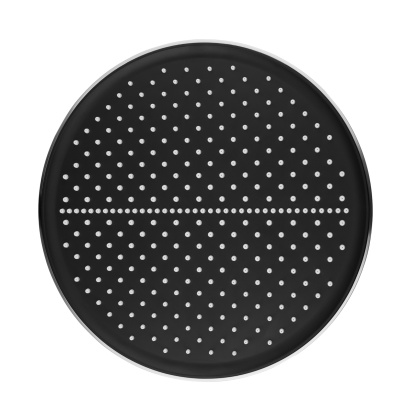 13'' Round Bath Shower Head Set Bathroom Swivel Overhead Shower Head Gooseneck Wall Shower Arm Chrome/Black