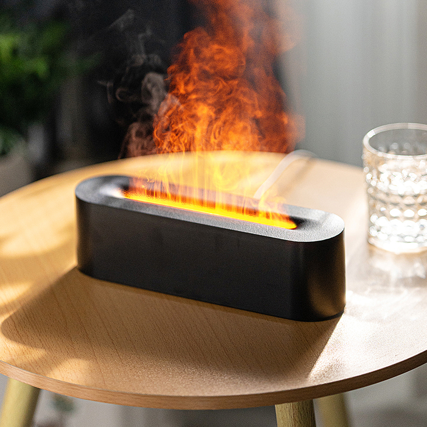 Aromatherapy Diffuser 7 Colours LED Light Ultrasonic Oil Humidifier Air Purifier