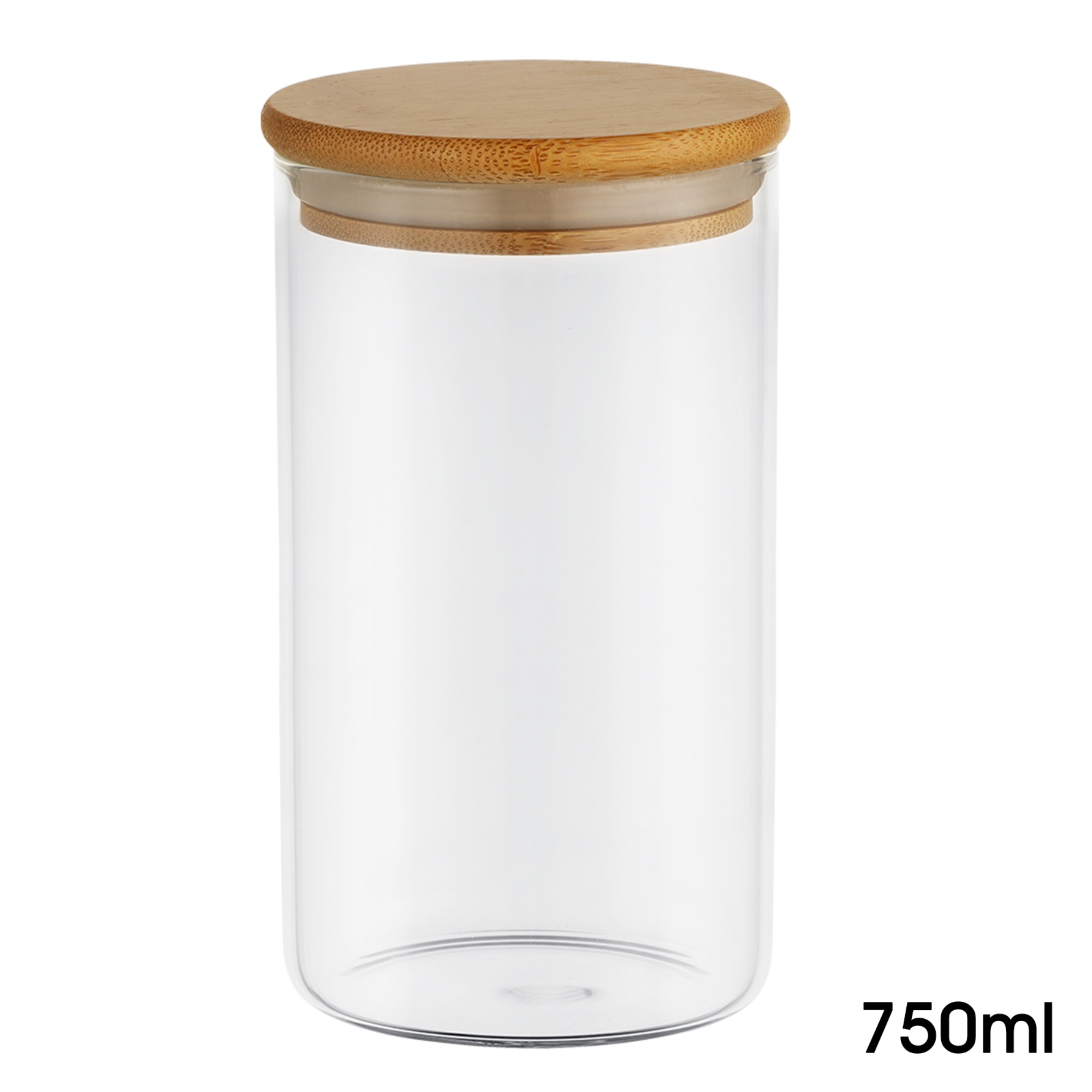 3PCs 750ml Airtight Glass Preserving Jars Candy Tea Coffee Bean Storage Container Bottle