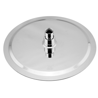 10'' 250mm Round Stainless Steel Super Thin Overhead Shower Head Bathroom Swivel Rainfall Shower Rose Chrome/Black