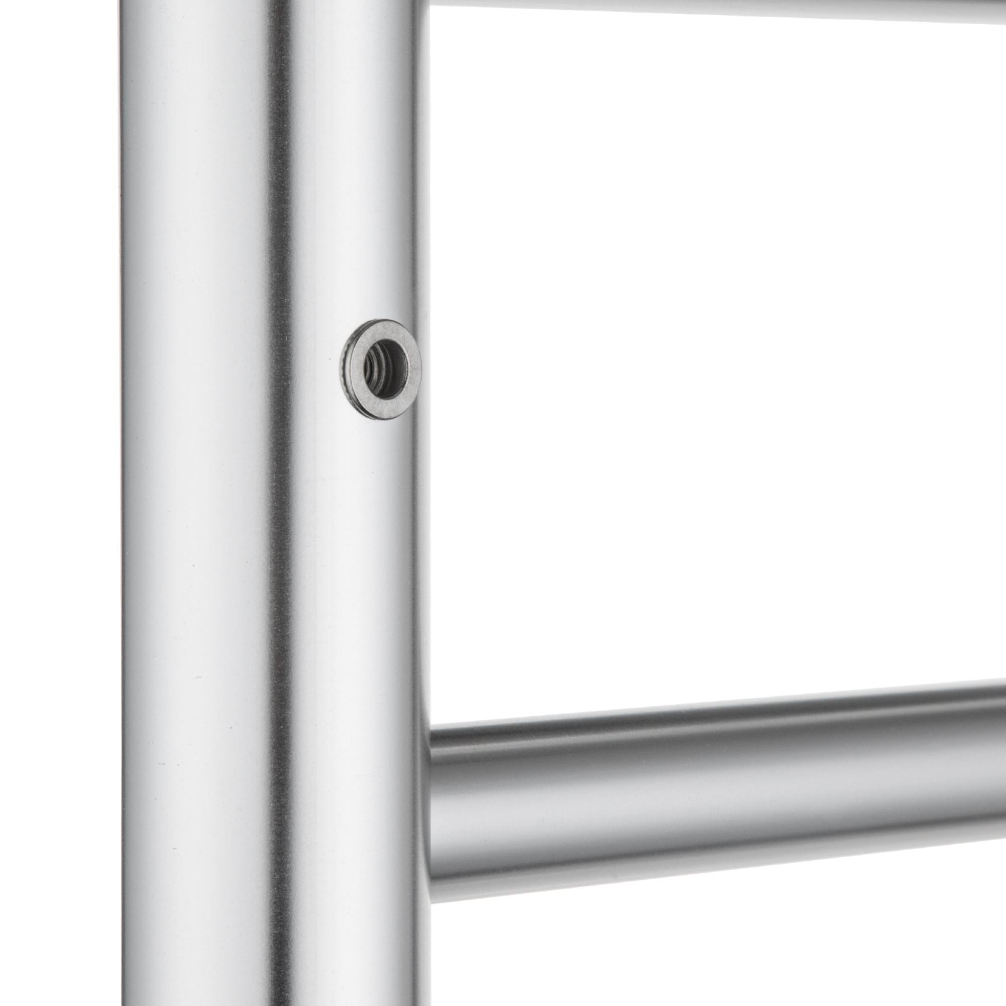 Round 8 Bars Aluminium Electric Heated Towel Rail Wall Mounted Towel Warmer Dryer Holder Rack Silver/Black/Brushed Yellow Gold