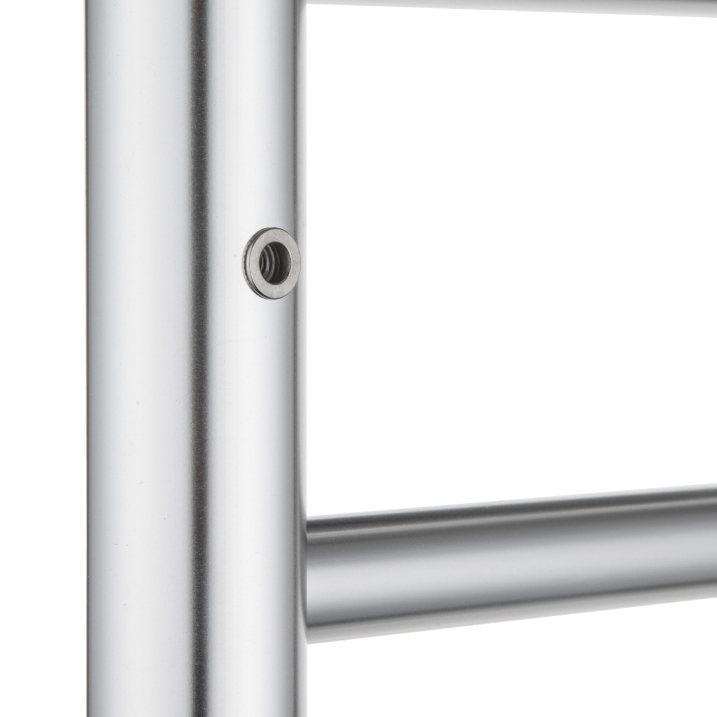 Round 8 Bars Aluminium Electric Heated Towel Rail Wall Mounted Towel Warmer Dryer Holder Rack Silver/Black/Brushed Yellow Gold