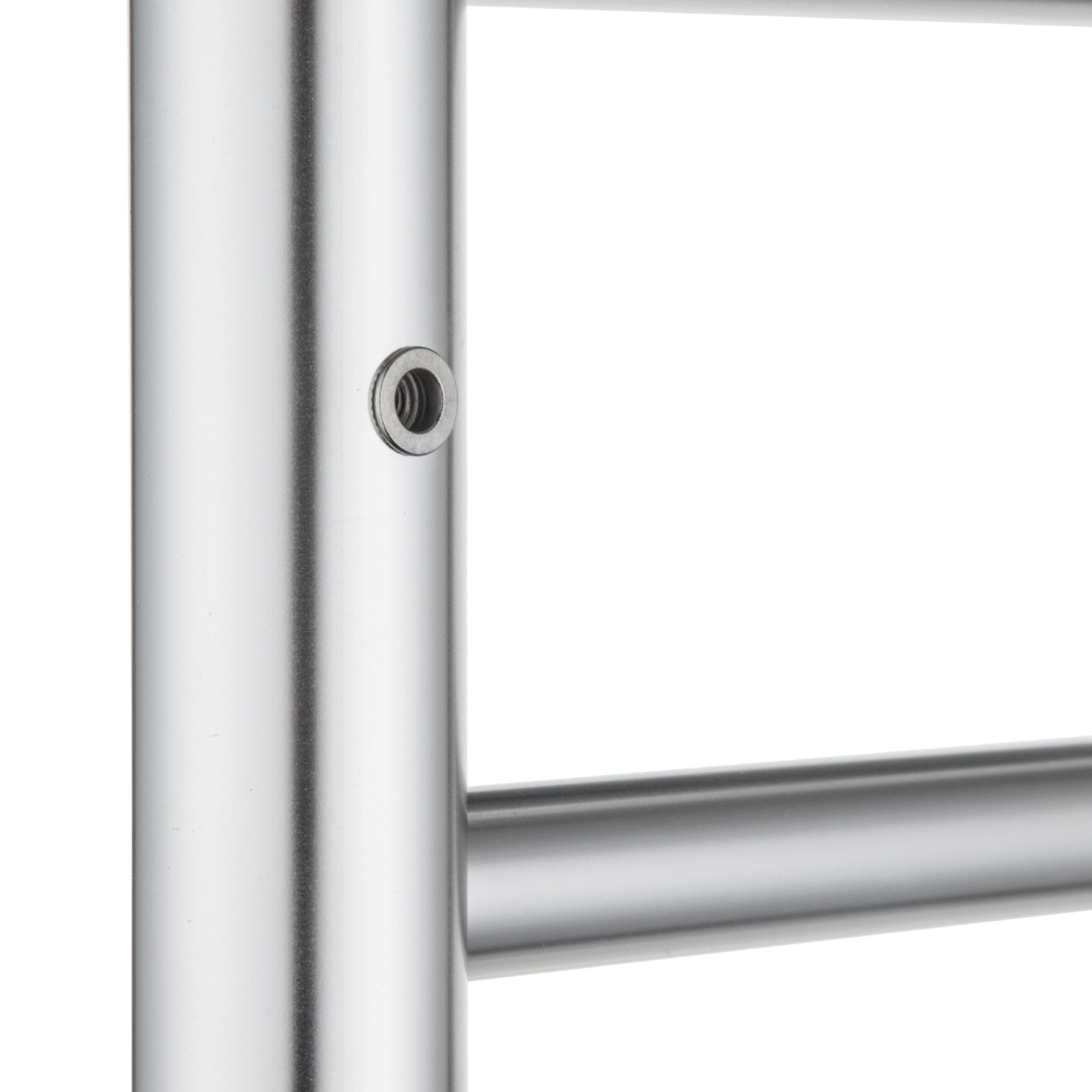 Round 8 Bars Aluminium Electric Heated Towel Rail Wall Mounted Towel Warmer Dryer Holder Rack Silver/Black/Brushed Yellow Gold