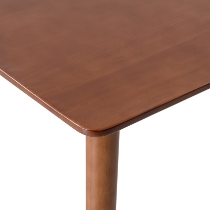 140cm Rectangle Wooden Dining Table for Home Kitchen Cafe Restaurant Walnut/Natural