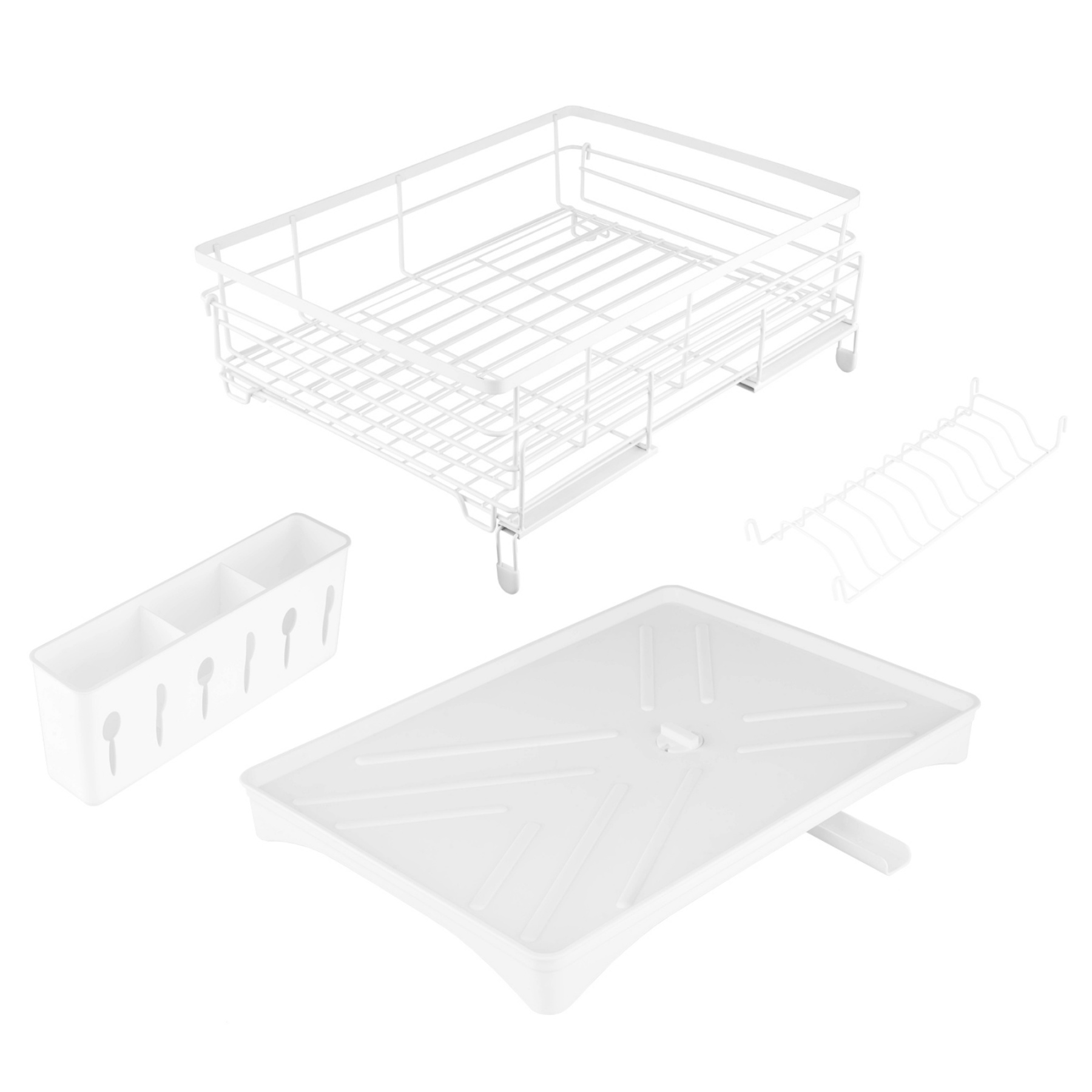 Expandable Kitchen Sink Drain Storage Rack Two in One Large Capacity Dish Bowl Plate Drying Holder 