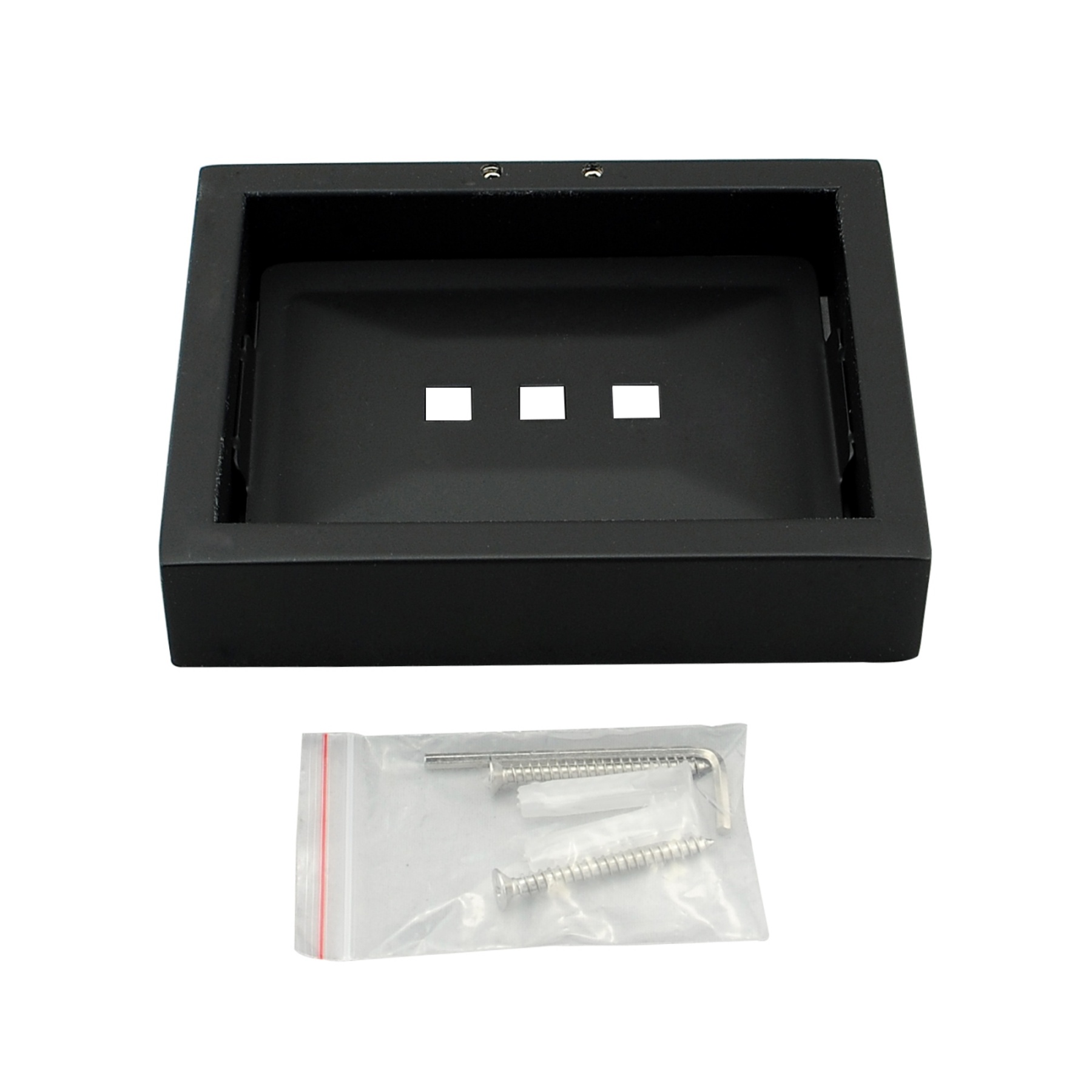 Square Stainless Steel Wall Mounted Bathroom Laundry Wash Shower Soap Dish Tray Holder Chrome/Nero Black/Brushed Gold