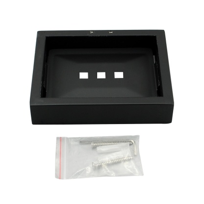 Square Stainless Steel Wall Mounted Bathroom Laundry Wash Shower Soap Dish Tray Holder Chrome/Nero Black/Brushed Gold