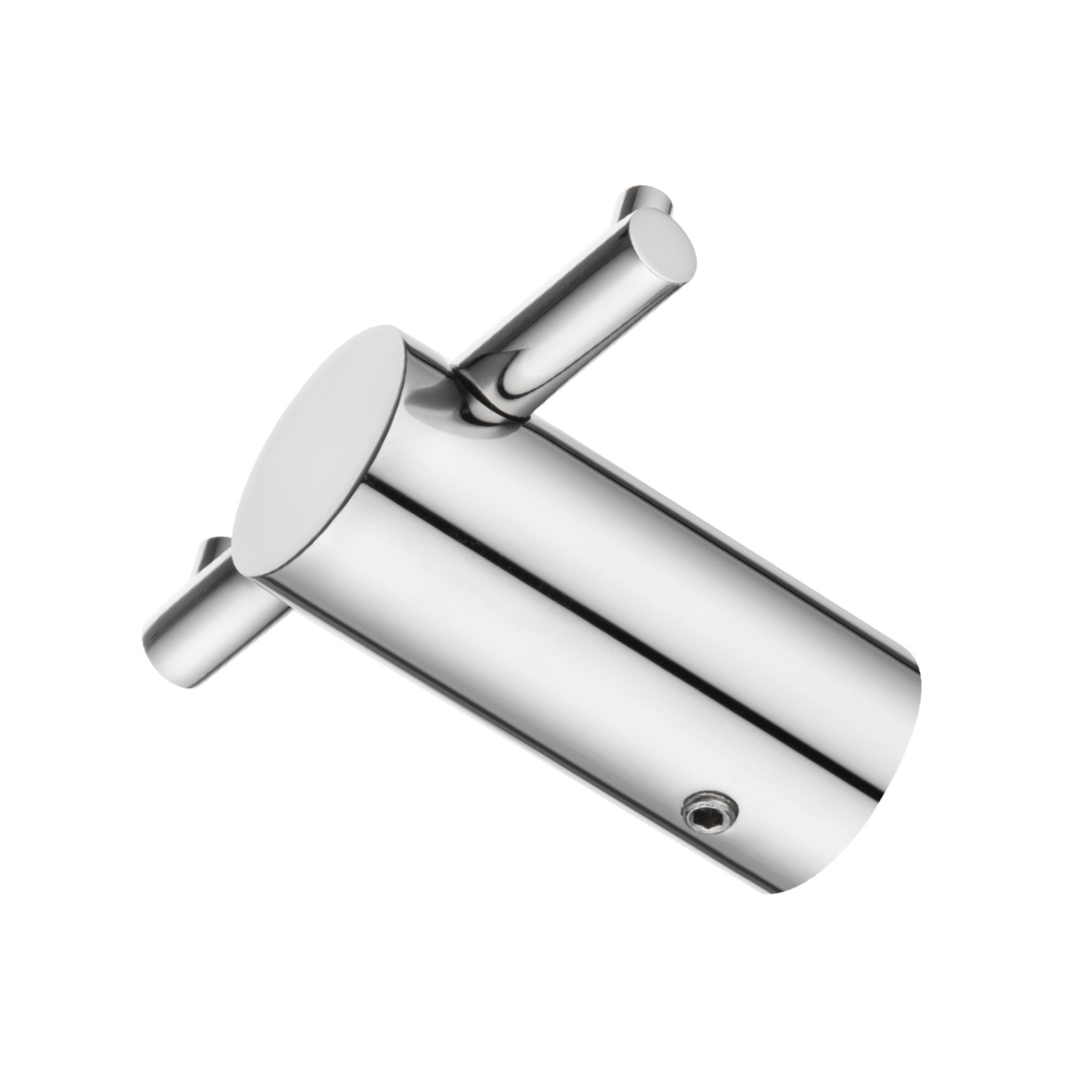 Bathroom Round Stainless Steel Robe Hook Wall Mounted Double Towel Clothes Hanger Holder Chrome/Matte Black/Brushed Yellow Gold