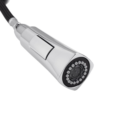 Brass 360° Swivel Pull-Out 2 Function Kitchen Sink Mixer Tap Laundry Basin Vanity Spout Faucet Chrome/Black/Granite Grey/White Granite