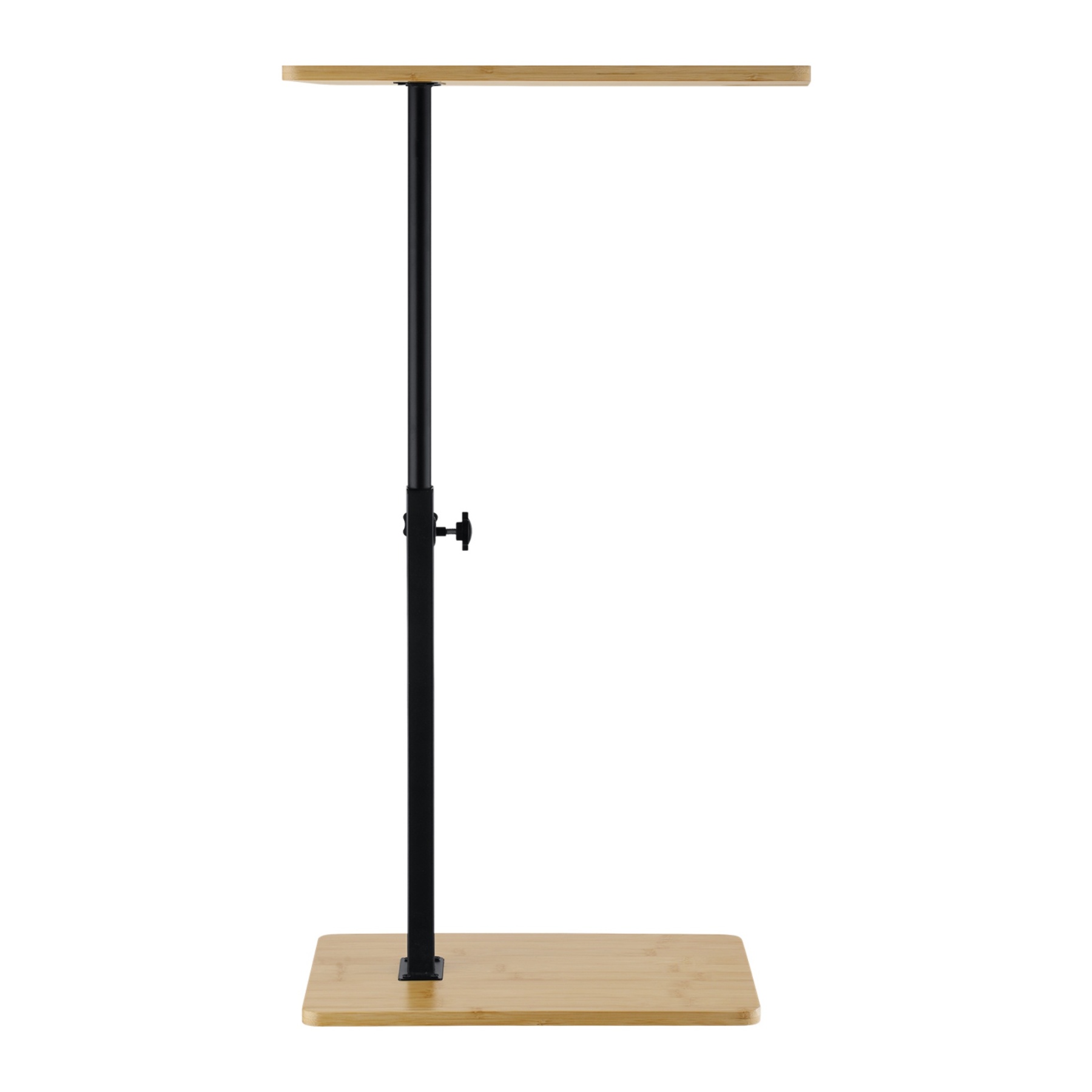 Adjustable Bamboo Bath Tub Side Table Bathroon Wine Phone iPad Holder Shelf Rotatable Sofa Stand Storage Rack