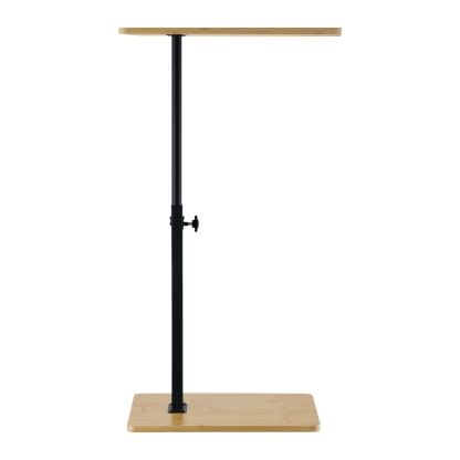 Adjustable Bamboo Bath Tub Side Table Bathroon Wine Phone iPad Holder Shelf Rotatable Sofa Stand Storage Rack