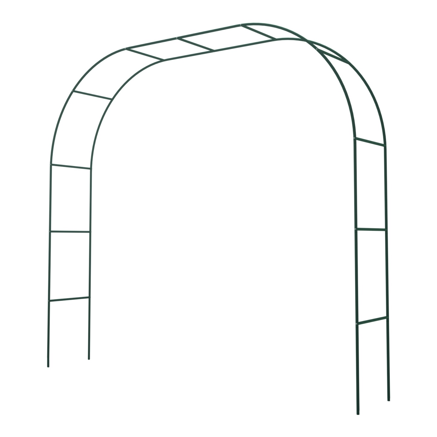 Wedding Garden Arch Without Base Party Balloon Flower Decoration Archway Climbing Plants Arbour Vine Stand Trellis White/Black/Dark Green