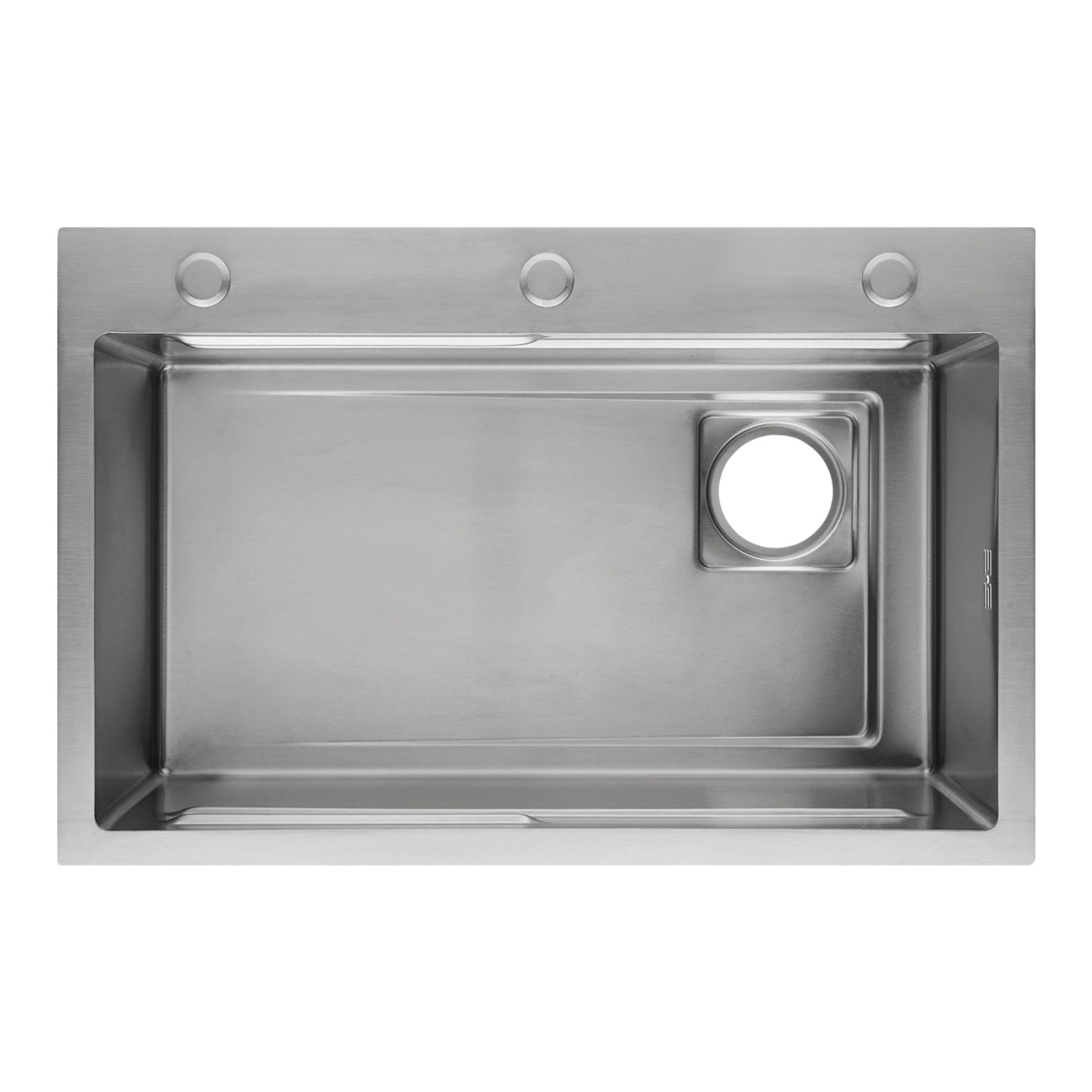 Stainless Steel Single Bowl Counter Top Control Kitchen Sink Smart Drainage Detachable Colander Satin Brush/Dark Grey/Yellow Gold