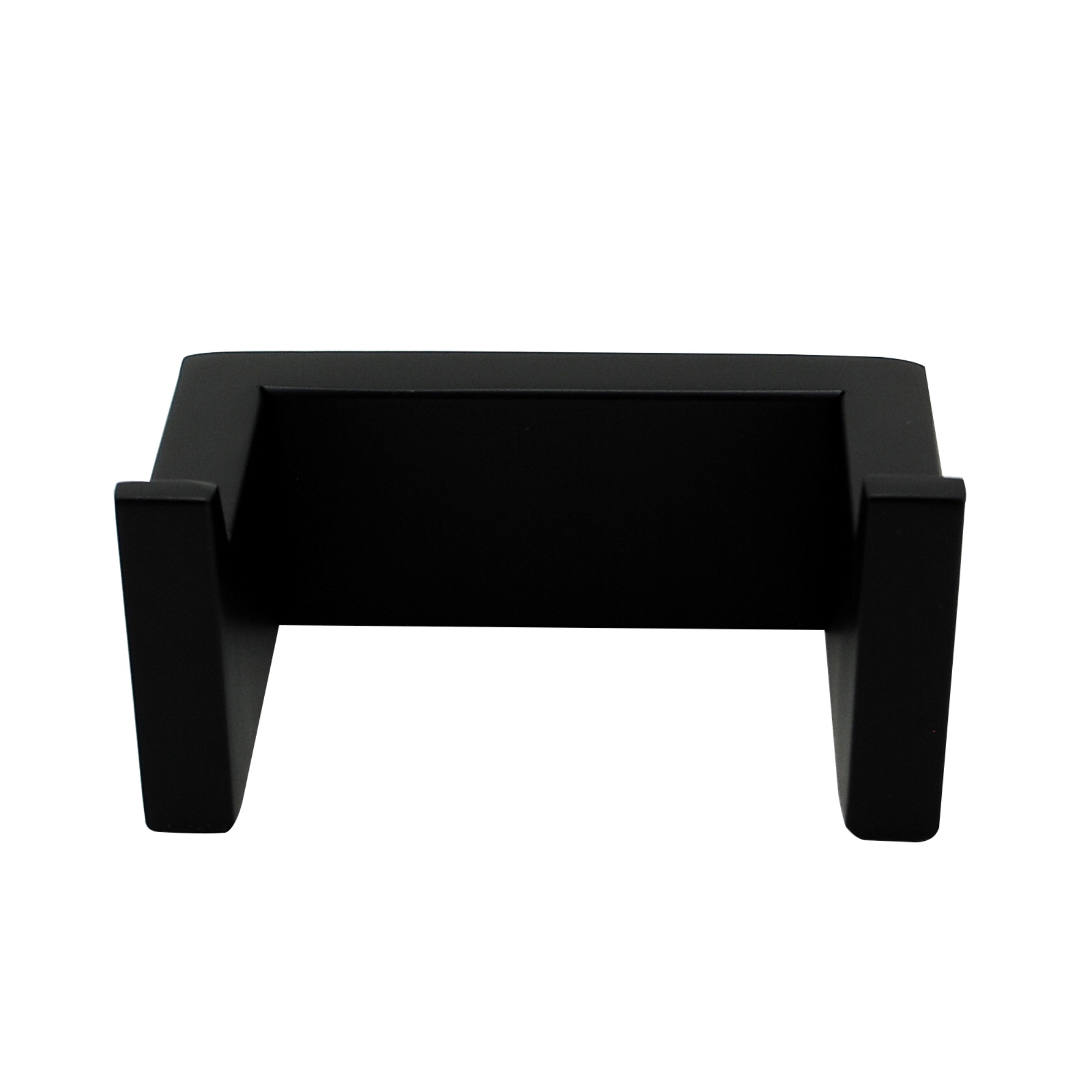 Bathroom Square Stainless Steel Robe Hook Wall Mounted Double Towel Clothes Hanger Holder Black/Chrome