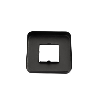 Square Wall Mounted Gooseneck Shower Arm Bathroom Extension Rainfall Shower Arm Chrome/Black