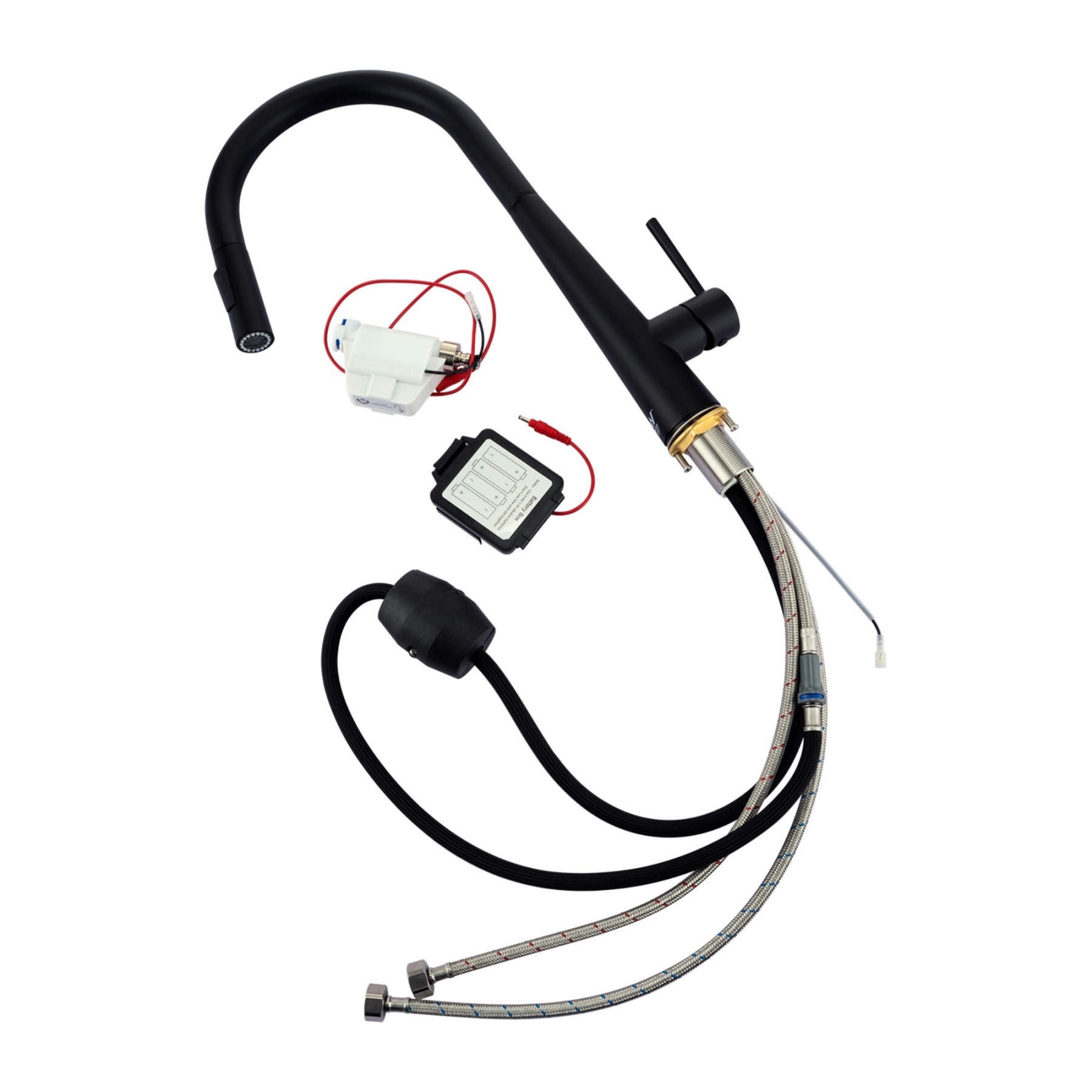 2 Function Smart Hand Touch Sensor Control Pull-Out Kitchen Sink Mixer Tap Laundry Basin Vanity 360° Swivel Spout Faucet Brushed Nickel/Black/Brushed Yellow Gold